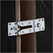 Meridian Furniture Indulge Contemporary Velvet Ottoman in Brown