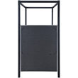 Meridian Furniture Kelly Grey Boucle Fabric Twin Bed
