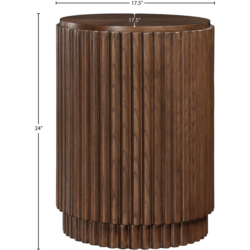 Meridian Furniture Ronin Brown End Table