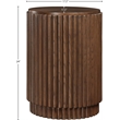 Meridian Furniture Ronin Brown End Table