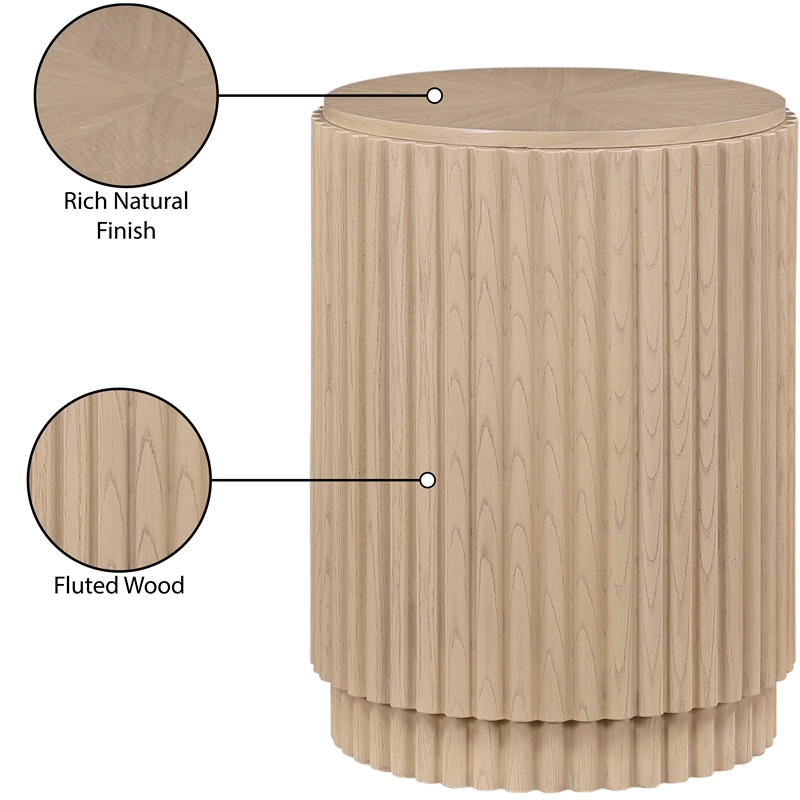Meridian Furniture Ronin Natural End Table