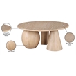 Meridian Furniture Revive Natural Oak Coffee Table
