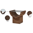 Meridian Furniture Beverwil Brown End Table