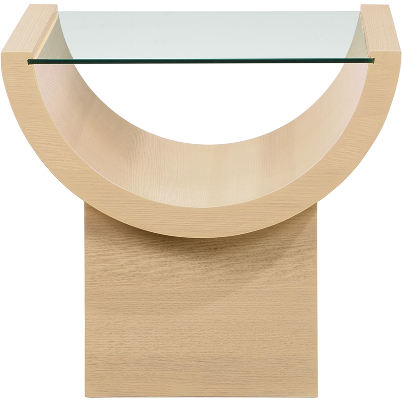 Meridian Furniture Beverwil Natural Oak End Table