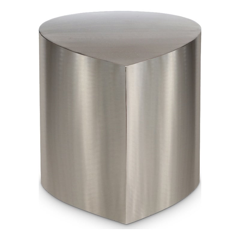 Meridian Furniture Petal Brushed Chrome Iron Metal Coffee Table
