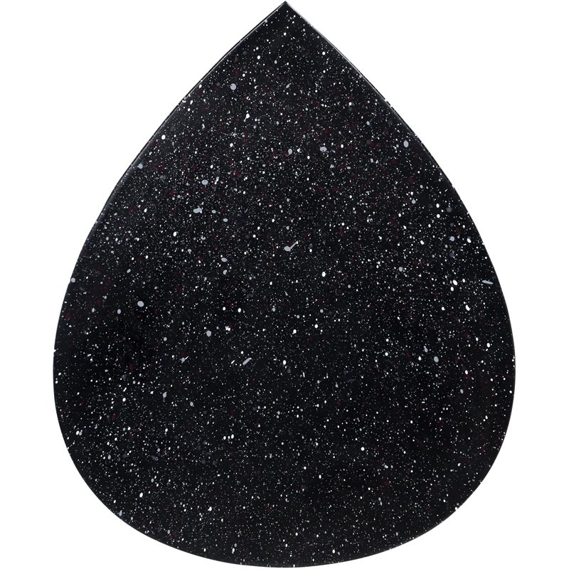 Meridian Furniture Petal Black Terrazzo Pattern Iron Metal Table Coffee Table