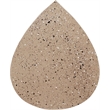 Meridian Furniture Petal Taupe Terrazzo Pattern Iron Metal Coffee Table