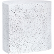 Meridian Furniture Petal White Terrazzo Pattern Iron Metal Coffee Table