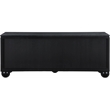 Meridian Furniture Cardiff Black Wood Veneer Sideboard/Buffet