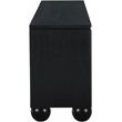 Meridian Furniture Cardiff Black Wood Veneer Sideboard/Buffet