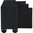 Meridian Furniture Cardiff Black Wood Veneer Sideboard/Buffet