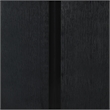 Meridian Furniture Cardiff Black Wood Veneer Sideboard/Buffet