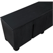 Meridian Furniture Cardiff Black Wood Veneer Sideboard/Buffet