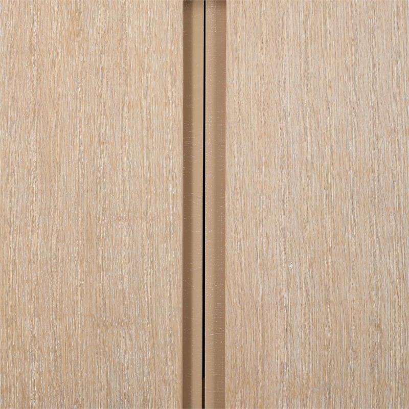 Meridian Furniture Cardiff Natural Wood Veneer Sideboard/Buffet
