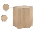 Meridian Furniture Zaire Natural End Table