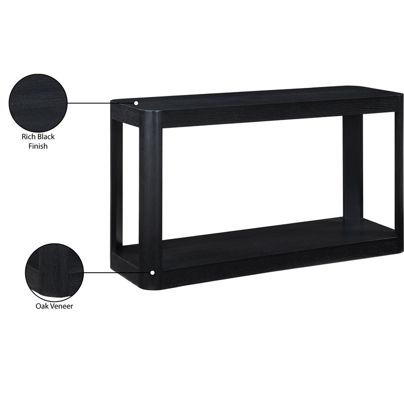 Meridian Furniture Reeves Black Console Table