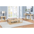 Meridian Furniture Reeves Burl Console Table