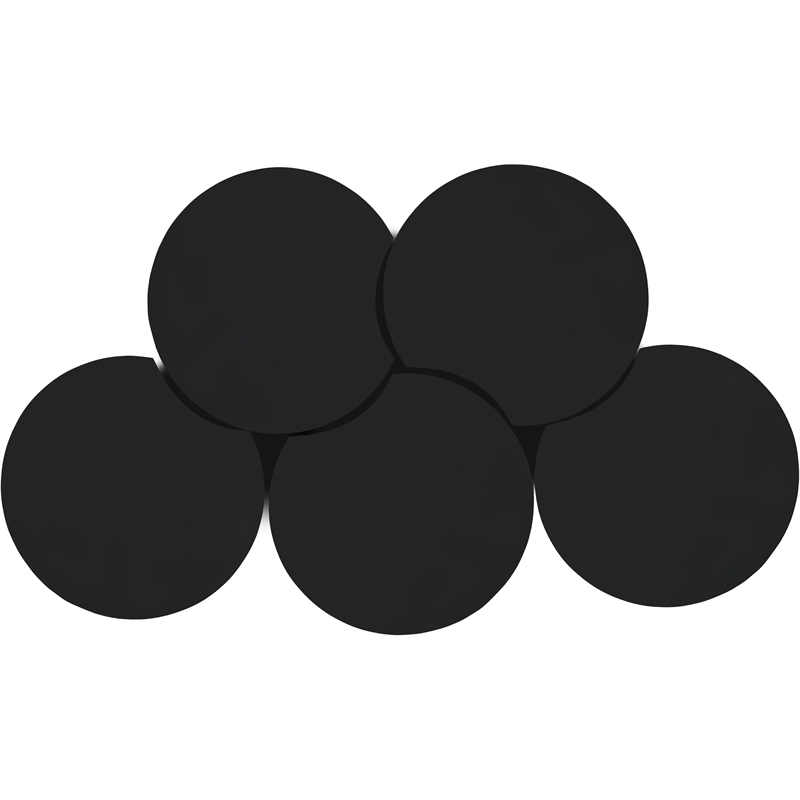Meridian Furniture Dimple 5 Piece Black Iron Metal Coffee Table
