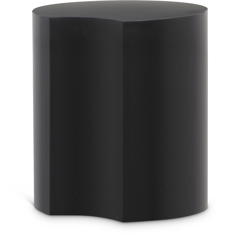 Meridian Furniture Dimple Black Iron Metal End Table