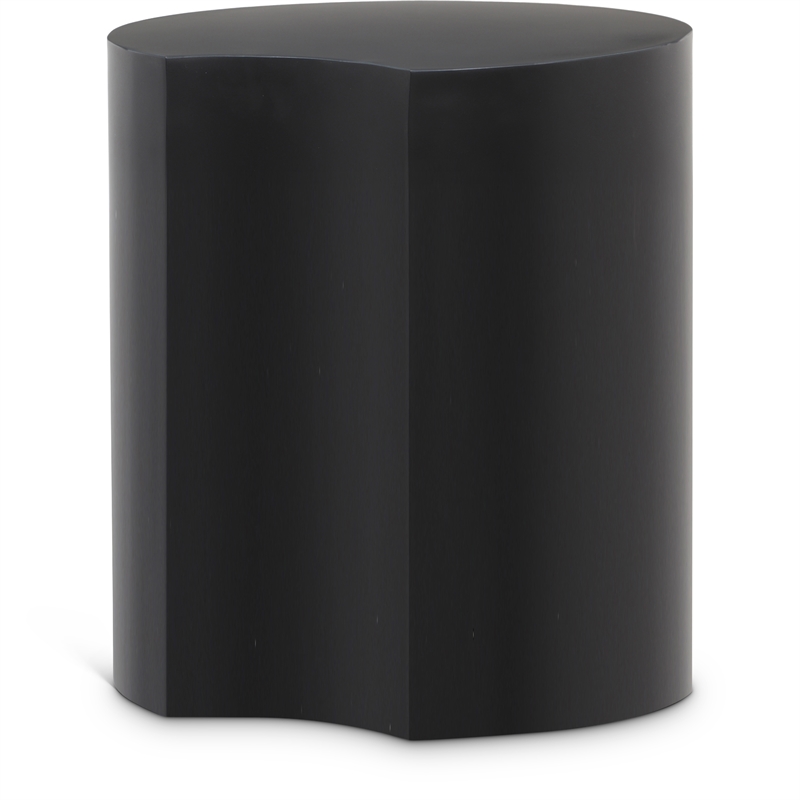 Meridian Furniture Dimple Black Iron Metal End Table