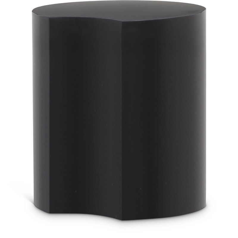Meridian Furniture Dimple Black Iron Metal End Table