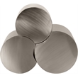 Meridian Furniture Dimple 3 Piece Silver Iron Metal Coffee Table