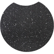 Meridian Furniture Dimple Black Terrazzo Pattern Iron Metal End Table
