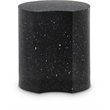 Meridian Furniture Dimple Black Terrazzo Pattern Iron Metal End Table