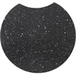 Meridian Furniture Dimple Black Terrazzo Pattern Iron Metal End Table