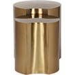 Meridian Furniture Dimple 2 Piece Gold Iron Metal End Table