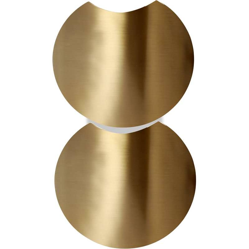 Meridian Furniture Dimple 2 Piece Gold Iron Metal End Table