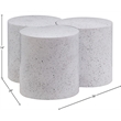 Meridian Furniture Dimple 3 Piece White Terrazzo Pattern Iron Metal Coffee Table