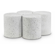 Meridian Furniture Dimple 4 Piece White Terrazzo Pattern Iron Metal Coffee Table