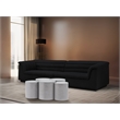 Meridian Furniture Dimple 5 Piece White Terrazzo Pattern Iron Metal Coffee Table