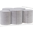 Meridian Furniture Dimple 5 Piece White Terrazzo Pattern Iron Metal Coffee Table