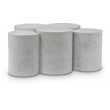 Meridian Furniture Dimple 5 Piece White Terrazzo Pattern Iron Metal Coffee Table