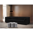 Meridian Furniture Dimple 5 Piece White Terrazzo Pattern Iron Metal Coffee Table