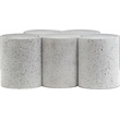 Meridian Furniture Dimple 5 Piece White Terrazzo Pattern Iron Metal Coffee Table