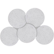 Meridian Furniture Dimple 5 Piece White Terrazzo Pattern Iron Metal Coffee Table