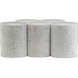 Meridian Furniture Dimple 5 Piece White Terrazzo Pattern Iron Metal Coffee Table