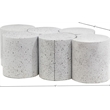 Meridian Furniture Dimple 6 Piece White Terrazzo Pattern Iron Metal Coffee Table