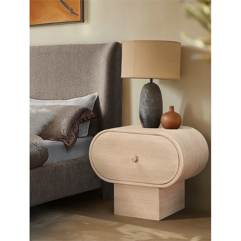 Meridian Furniture Harlow Natural Night Stand