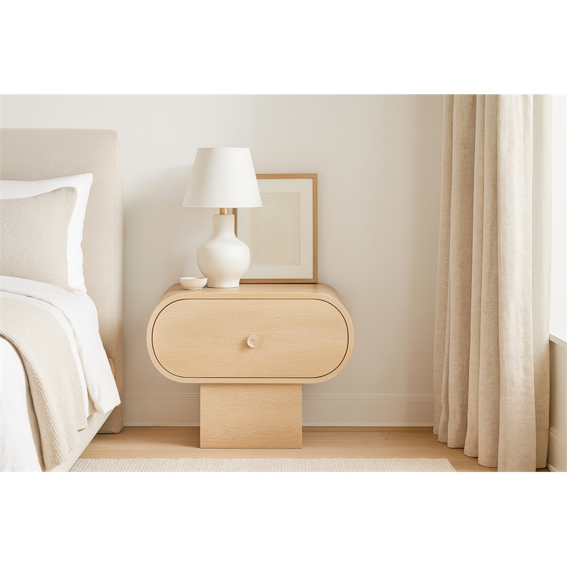 Meridian Furniture Harlow Natural Night Stand