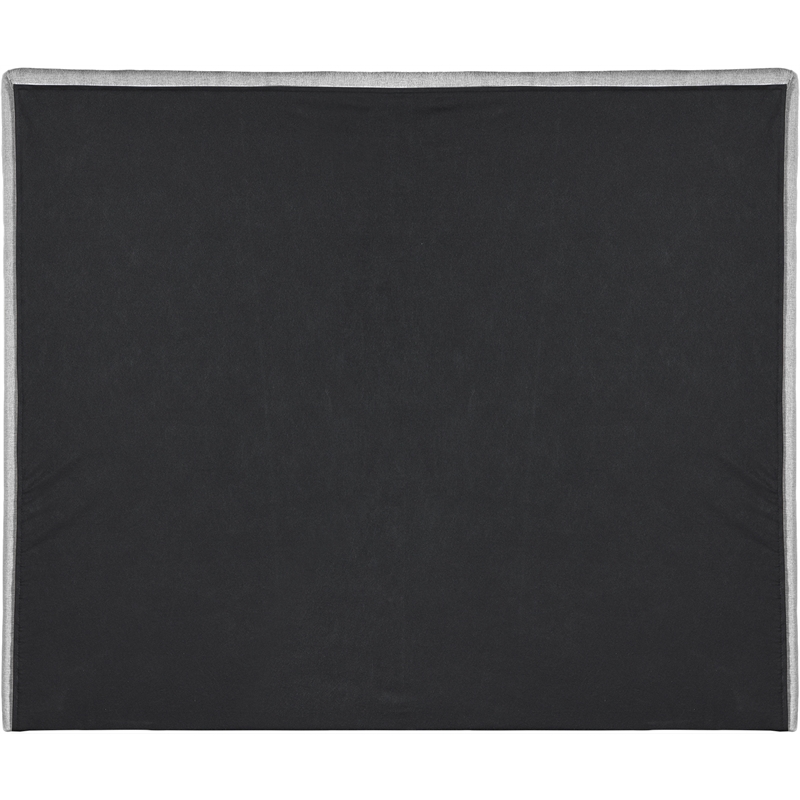 Meridian Furniture Maxwell Grey Linen Textured Fabric Queen Bed