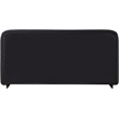 Meridian Furniture Rigby Black Boucle Fabric Queen Bed