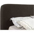 Meridian Furniture Rigby Brown Boucle Fabric Queen Bed