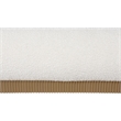 Meridian Furniture Rigby Cream Boucle Fabric Queen Bed