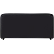 Meridian Furniture Rigby Black Boucle Fabric Queen Bed