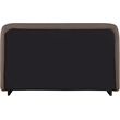 Meridian Furniture Rigby Brown Linen Textured Fabric King Bed