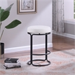 Meridian Furniture Madison Cream Vegan Leather Counter Stool (Set of 2)